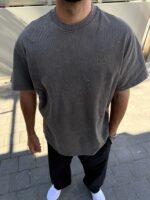 DAY YIKAMALI KAHVERENGI TSHIRT - Görsel 2