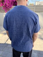 DAY YIKAMALI LACIVERT TSHIRT - Görsel 3