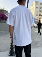 EL BASKI BEYAZ TSHIRT - Görsel 2