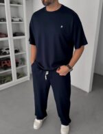 J ENJEKS MODAL LACIVERT TSHIRT - Görsel 2