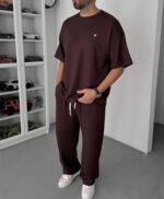 J ENJEKS MODAL KAHVERENGI TSHIRT - Görsel 2