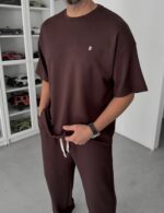 J ENJEKS MODAL KAHVERENGI TSHIRT