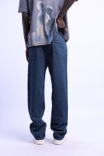 BAGGY FIT PETROL RENK KOT PANTOLON - Görsel 2