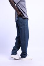 BAGGY FIT PETROL RENK KOT PANTOLON - Görsel 4