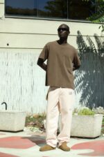 ENJEKSIYON & YIKAMALI KAHVERENGI TSHIRT - Görsel 4