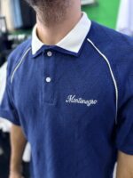 MONTENEGRO NAKIŞLI LACIVERT POLO YAKA TSHIRT - Görsel 2