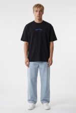 ALPINE ESCAPE NAKIŞLI SIYAH TSHIRT - Görsel 2