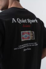 SPARK KIBRIT NAKIŞ & BASKILI SIYAH TSHIRT - Görsel 3